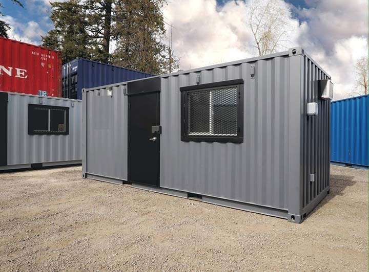 20&rsquo; Office CUBE &ndash; Wood Finished - Container Services Pty Ltd