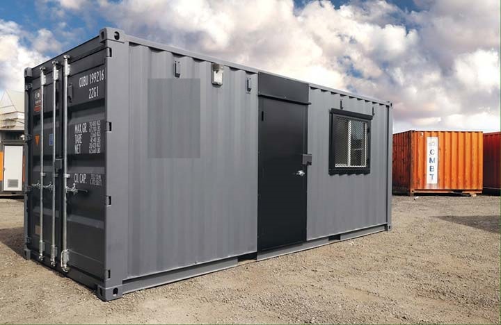 20&rsquo; Office CUBE &ndash; Wood Finished - Container Services Pty Ltd