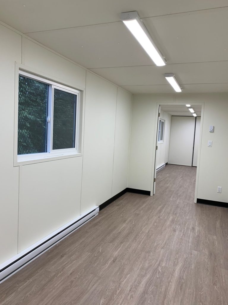 40&rsquo;HC Office CUBE &ndash; Vinyl Drywall Finished