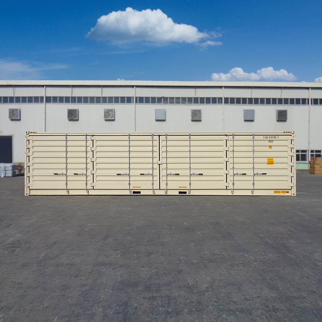 40&rsquo;HC New (1-trip) &ldquo;Openside&rdquo; Shipping Container - Container Services Pty Ltd