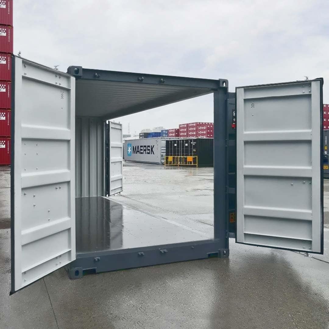 20&rsquo; New (1-trip) &ldquo;Openside&rdquo; Shipping Container - Container Services Pty Ltd