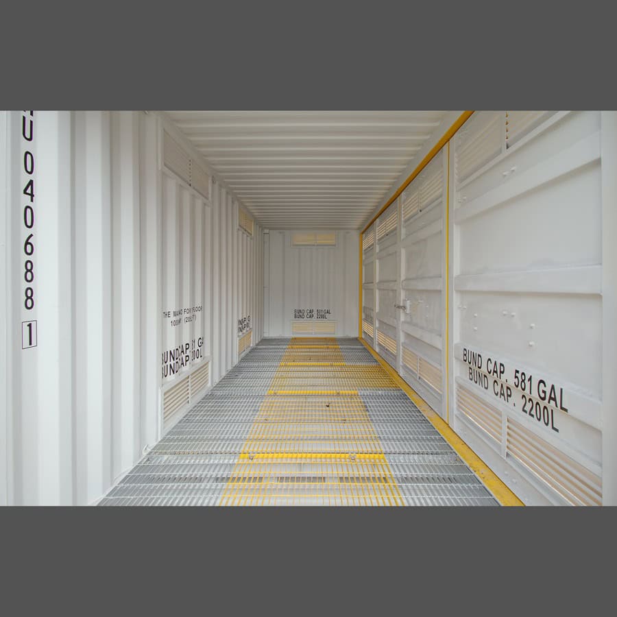 20&rsquo;HC Openside Containment Cube - Container Services Pty Ltd