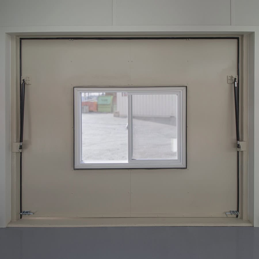 40&rsquo; Art Studio w/Flip up Doors - Container Services Pty Ltd
