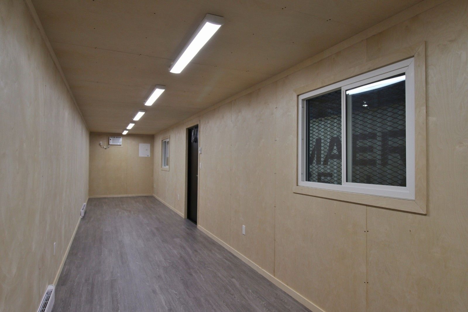 40&rsquo; Office CUBE &ndash; Wood Finished - Container Services Pty Ltd