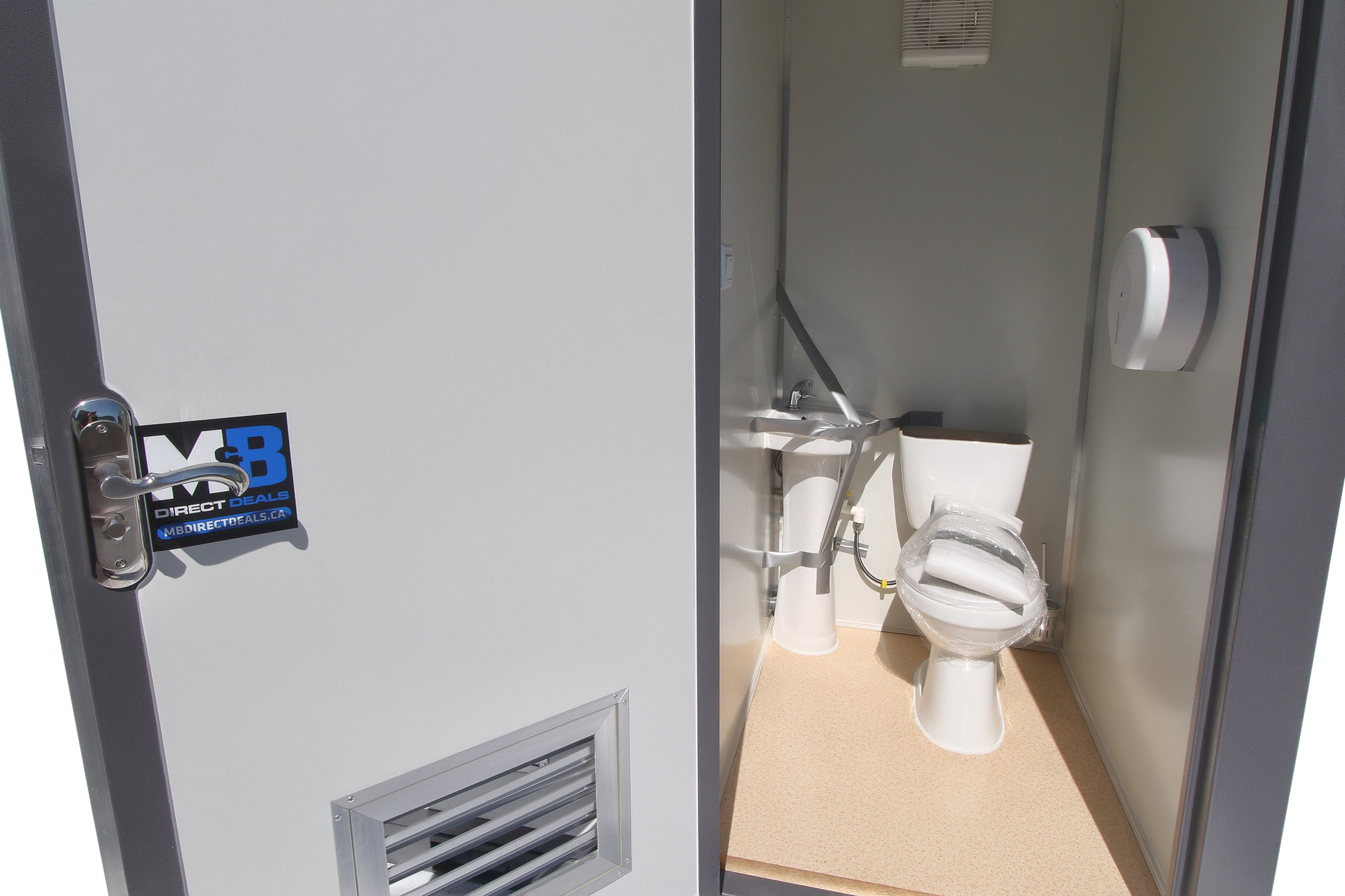 M&B | Double Stall Portable Washroom - Container Services Pty Ltd