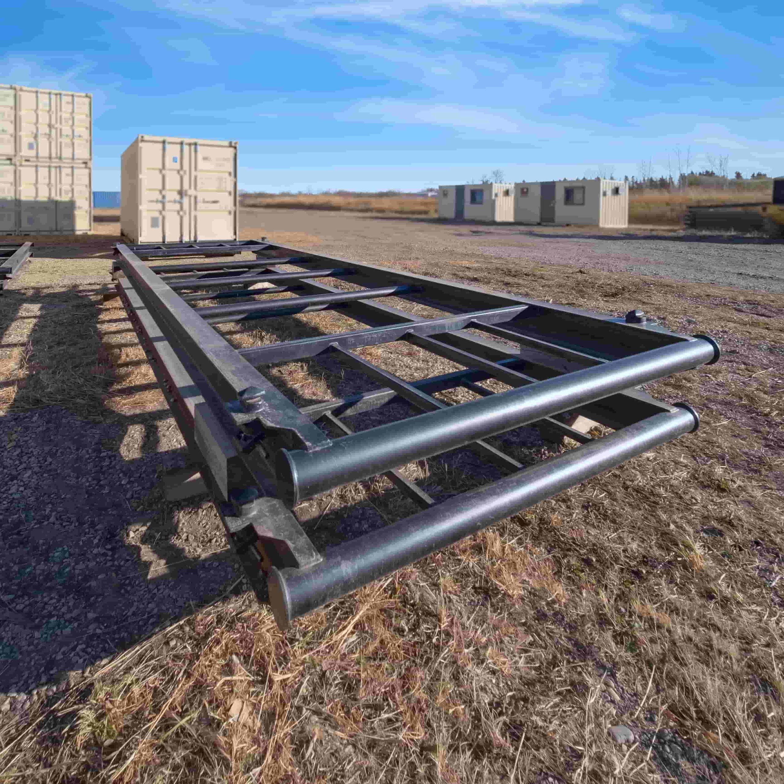 20&rsquo; Container skid w/ twist locks &ldquo;Non-Grated&rdquo; - Container Services Pty Ltd