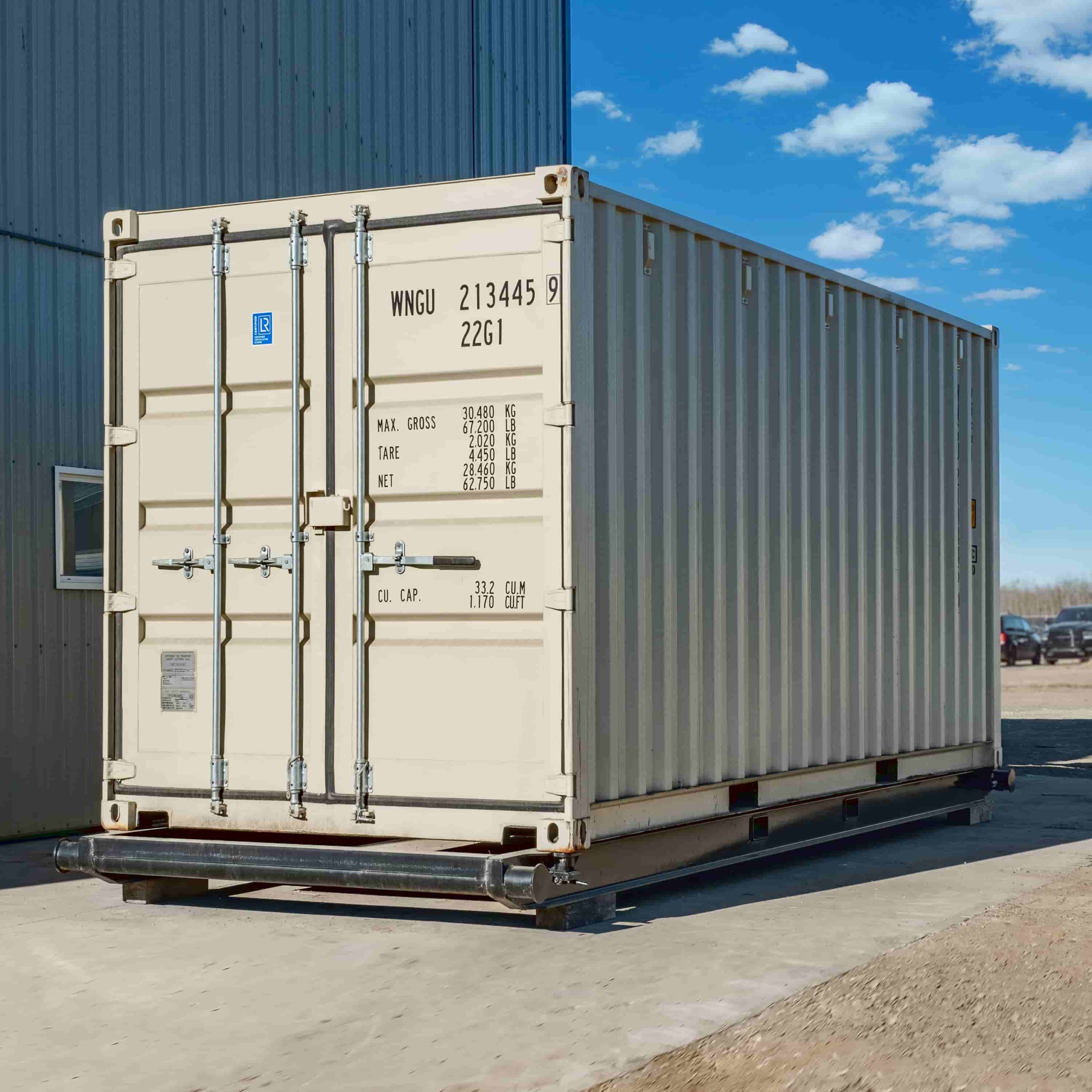 20&rsquo; Skid w/ Twist locks &ldquo;Non Grated&rdquo; - Container Services Pty Ltd